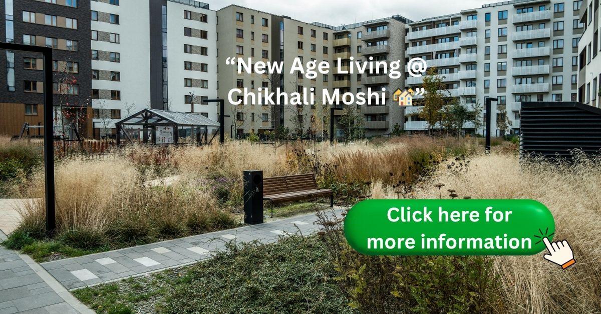Exterior view of 2 bhk flat project in Chikhali Moshi Pune